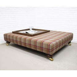 Large Rectangular Coffee Table Stool