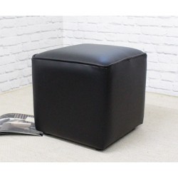 Cube Footstool with Piping