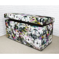 Deep Plain Storage Ottoman