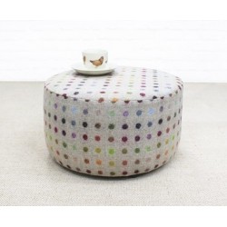 Deep Buttoned Table Stool
