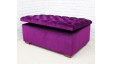 Deep Buttoned Storage Ottoman