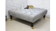 Deep Buttoned Square Ottoman