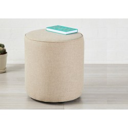 SALE Camden Tall Piped : Short Drum Stool with Piping