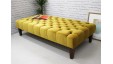 Deep Buttoned Square Ottoman