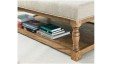 Burlington Shallow buttoned oak framed coffee tables