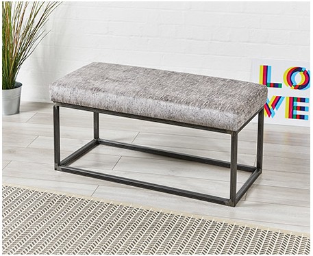 Frankfurt Plain Metal Bench