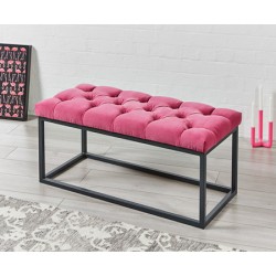 Frankfurt Deep Buttoned : Metal Bench