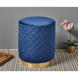 Camden Brass Base : Tall Drum with brass base