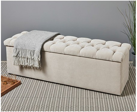 Bellagio Deep Storage : Deep Buttoned Storage Ottoman