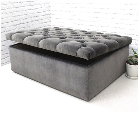 Lexington DEEP Storage : Deep Buttoned Storage Ottoman