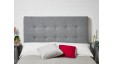 Preston Emperor Short : Short Shallow Buttoned Headboard