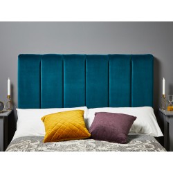 Archie Super King Short : Short Vertical Padded Headboard