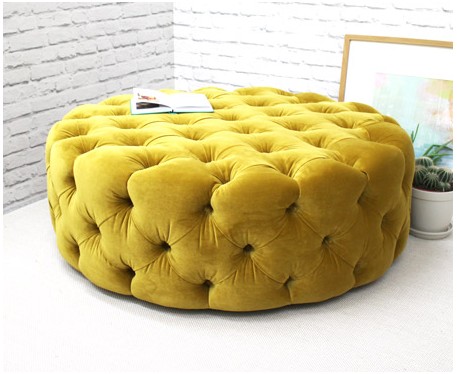 Brixton Buttoned : Deep Buttoned Ottoman