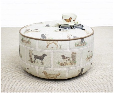 Deep Buttoned Table Stool