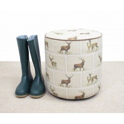 Deep Buttoned Table Stool