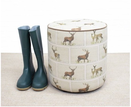 Deep Buttoned Table Stool