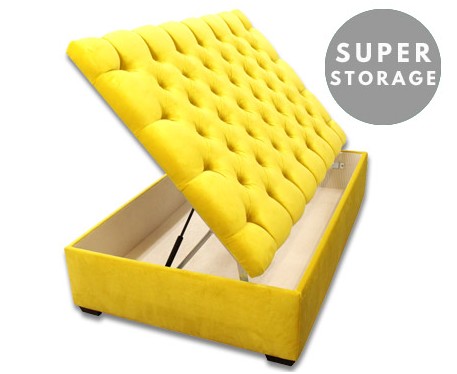 Lexington Super Storage : Extra Large Buttoned Storage Ottoman