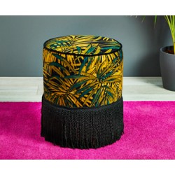 Camden Grande Fringe : Drum Stool with Fringe