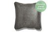 Leather/Idaho Fabric : Square Piped Cushion