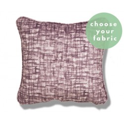 Velvet Cushions : Square Piped Cushion