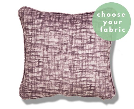 Velvet Cushions : Square Piped Cushion