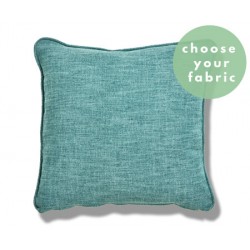 Easy Clean Plain Cushions : Square Piped Cushion