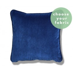 Italian Velvet Cushions : Square Piped Cushion