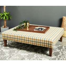 Heritage : Large Rectangular Coffee Table Stool