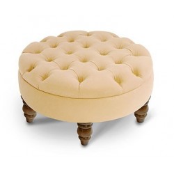 Deep Buttoned Table Stool