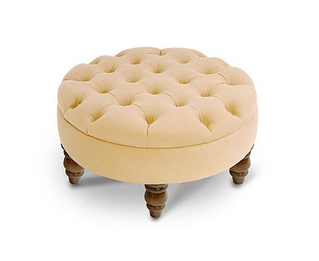 Deep Buttoned Table Stool