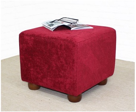 Short Cube Footstool