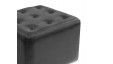Buttoned Cube Pouffe