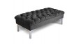 Deep Buttoned Bench Stool