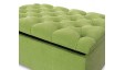 Deep Buttoned Storage Ottoman