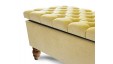 Deep Buttoned Storage Ottoman