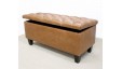 Deep Buttoned Storage Ottoman