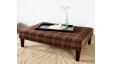 Large Rectangular Coffee Table Stool