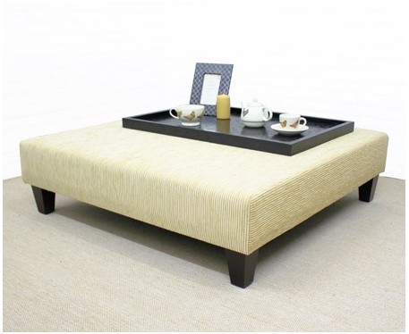 Large Square Coffee Table Stool