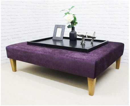 Large Rectangular Coffee Table Stool