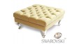 Swarovski Square Footstool