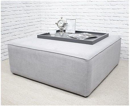 Designer Piped Coffee Table Stool