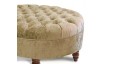 Oval Deep Buttoned Stool