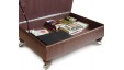 Deep Buttoned Storage Ottoman