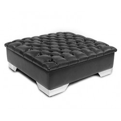 Deep Buttoned Square Ottoman