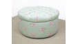 Medium Circular Buttoned Footstool