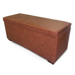 Deep Plain Storage Ottoman