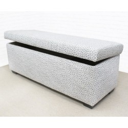 Deep Plain Storage Ottoman