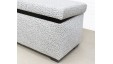 Deep Plain Storage Ottoman