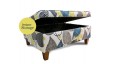 Designer Piped Storage Ottoman