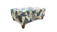 Designer Piped Storage Ottoman
